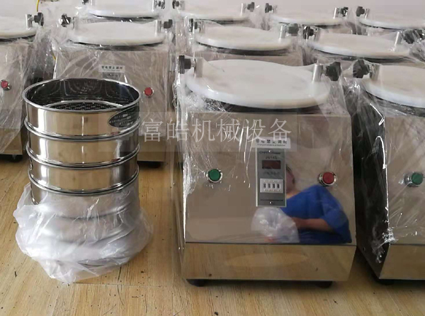 檢驗篩可同放8個不同的篩框，檢測效率高